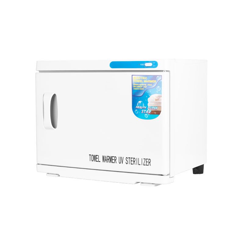 AQUECEDOR DE TOALHAS COM ESTERILIZADOR UV-C 23 L BRANCO