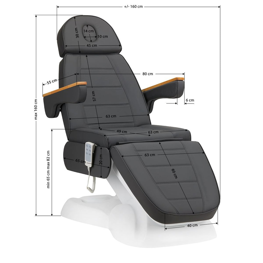MARQUESA ELÉCTRICA 3 MOTORES LUX273B CINZA