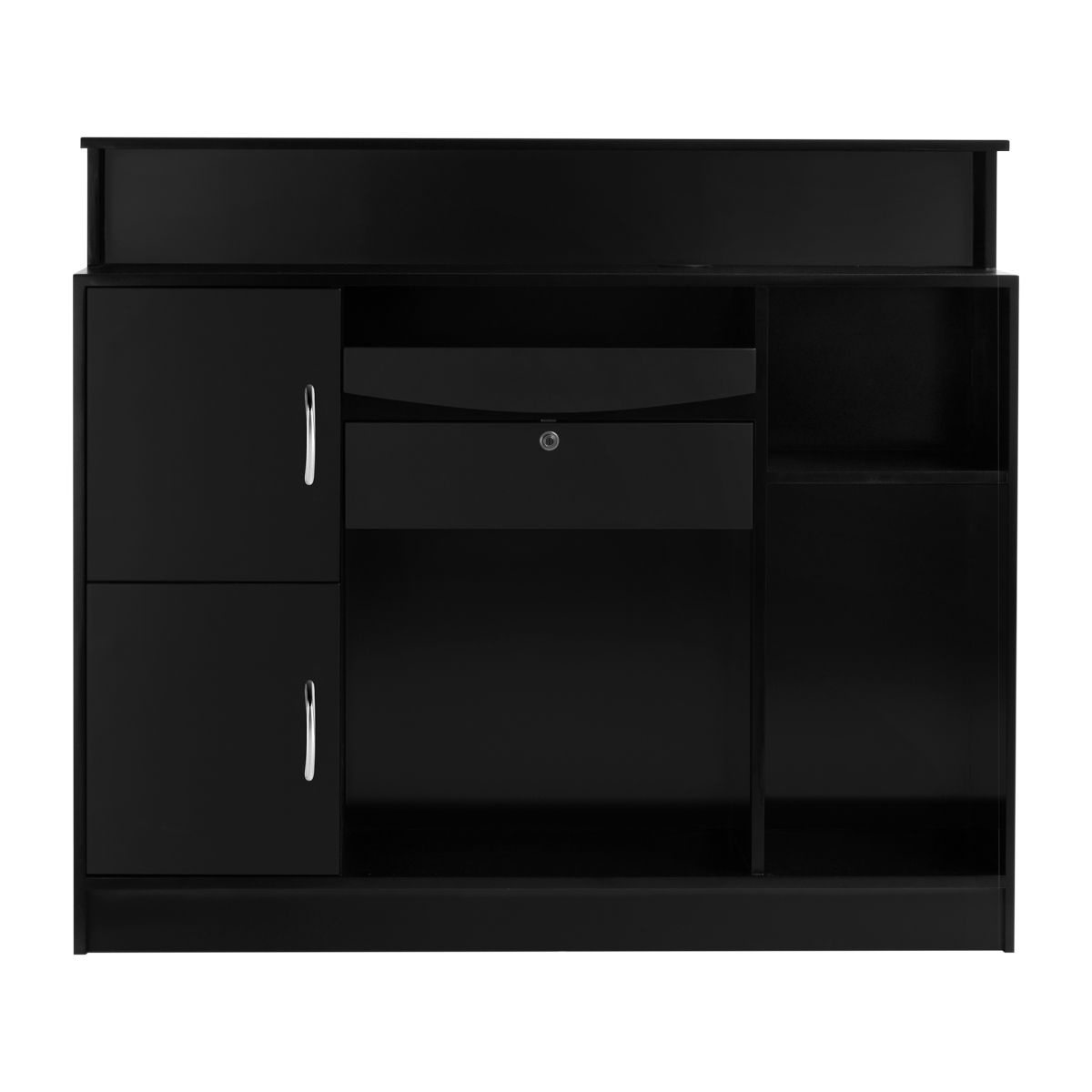 BALCÃO RECEPÇÃO G26G PRETO GABBIANO