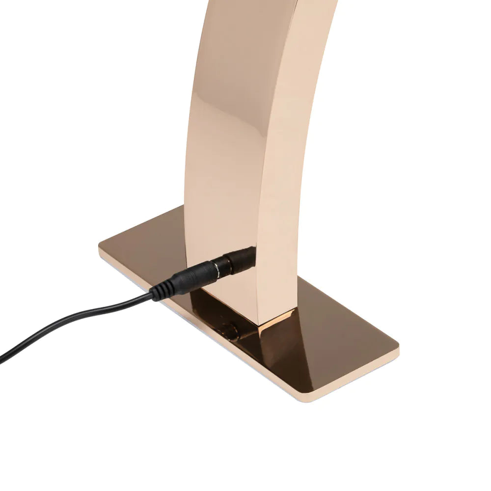 CANDEEIRO DE MESA GLOW ARCHE II COBRE DOURADO