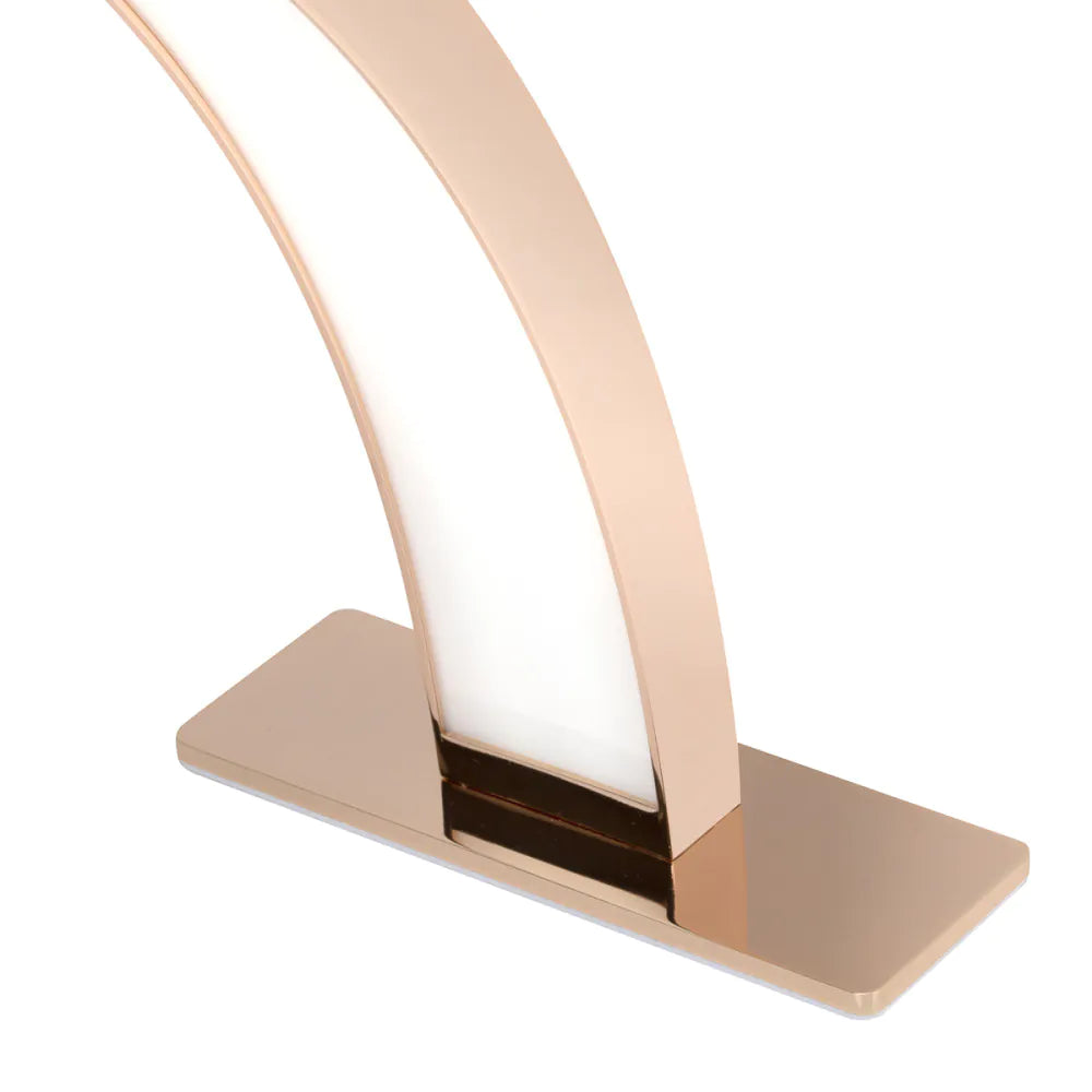 CANDEEIRO DE MESA GLOW ARCHE II COBRE DOURADO