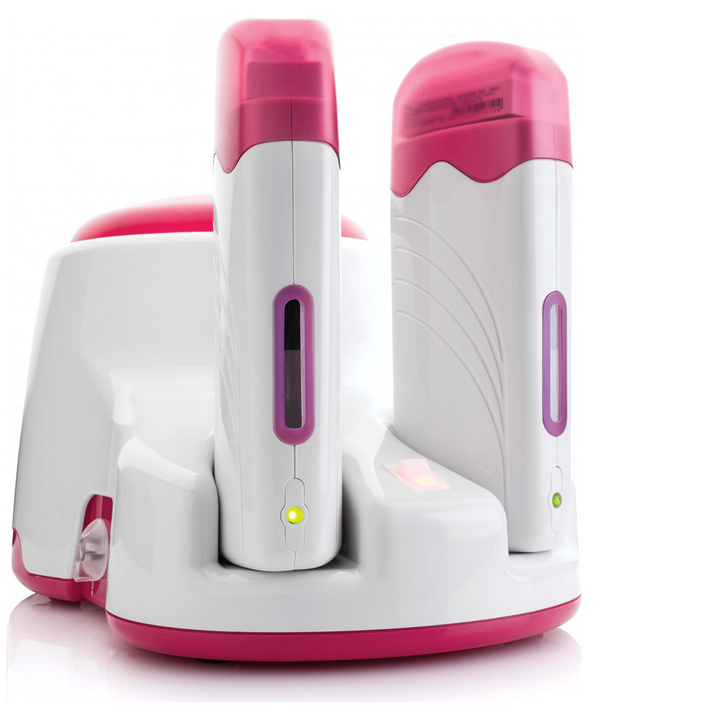 AQUECEDOR PROFISSIONAL DE CERA – TRIPLO (POTE + 2 ROLL-ONS) 800ML