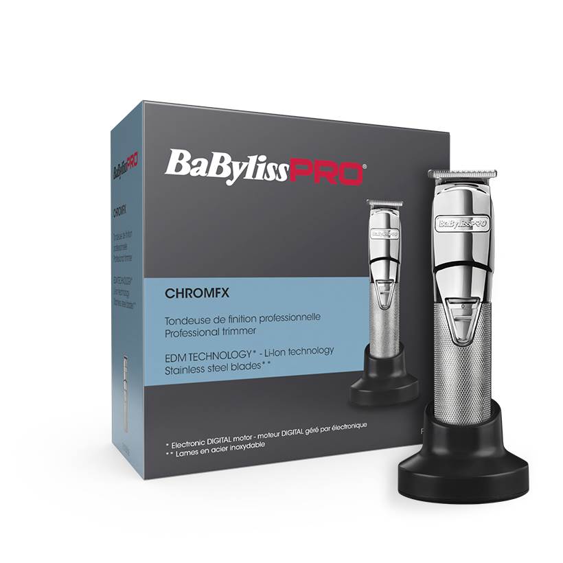 MÁQUINA DE CONTORNO BARBER SPIRIT CHROMFX TRIMMER BABYLISS PRO