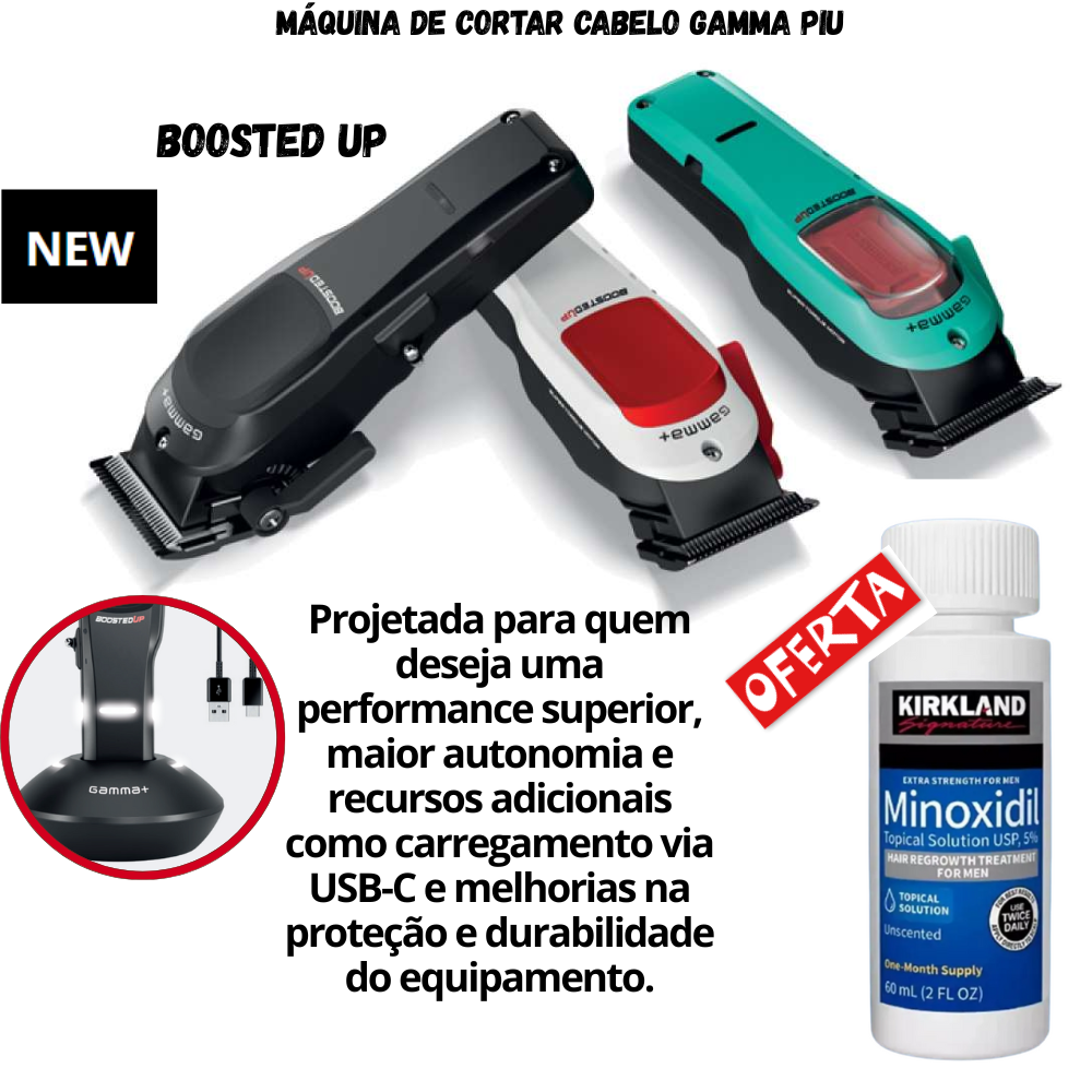 MÁQUINA DE CORTE BOOSTED UP CLIPPER CORDLESS GAMMA PIÙ