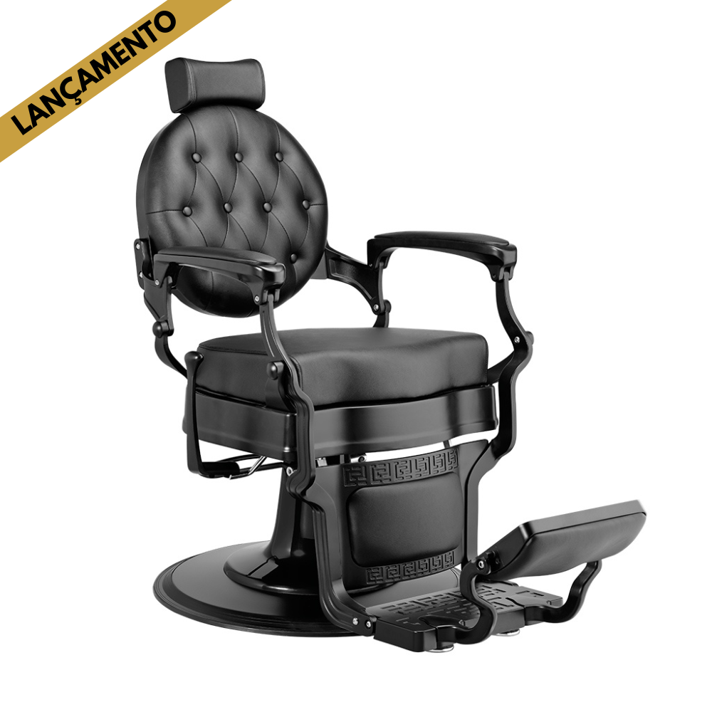 CADEIRA DE BARBEIRO BUZZ BLACK