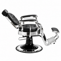 CADEIRA DE BARBEIRO MACK SILVER - BLACK