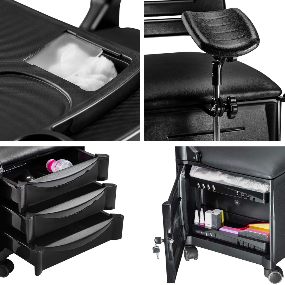 CADEIRA MANICURE E PEDICURE VENEZA DOMPEL