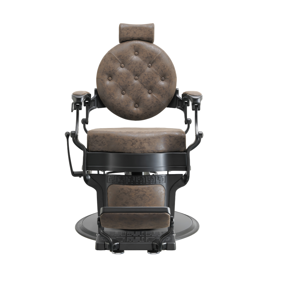 CADEIRA DE BARBEIRO MAE BLACK & BROWN