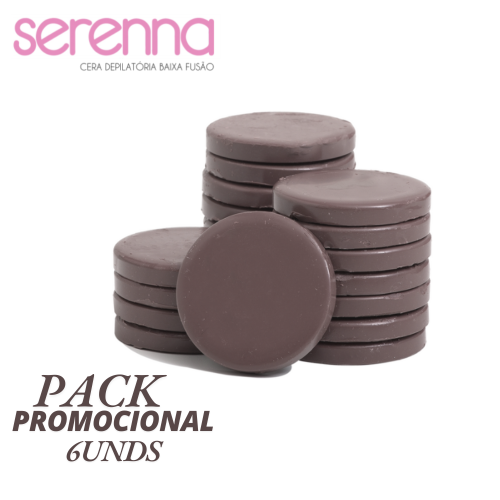 CERA DEPILATÓRIA CHOCOLATE 1KG SERENNA