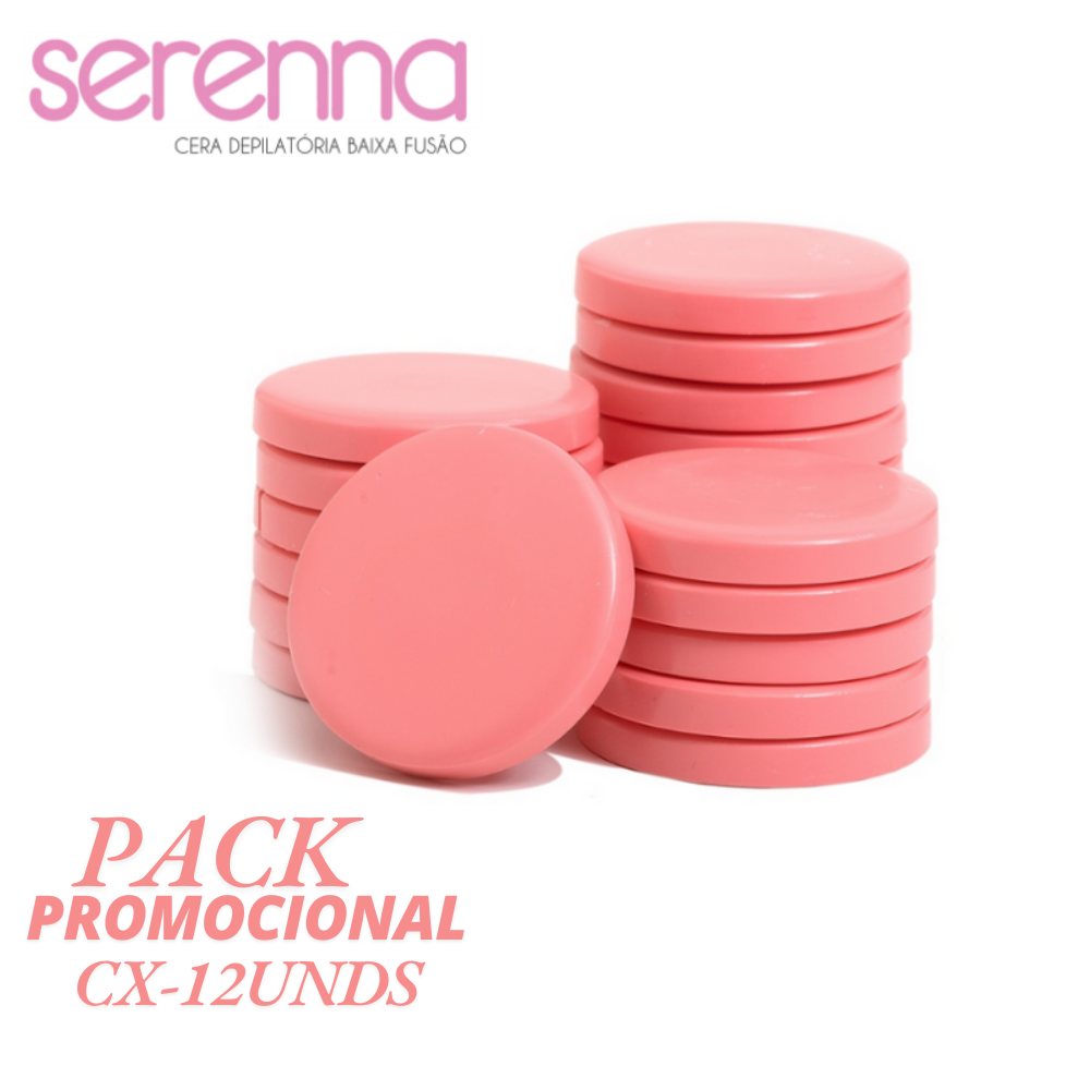 CERA DEPILATÓRIA ROSA 1KG SERENNA