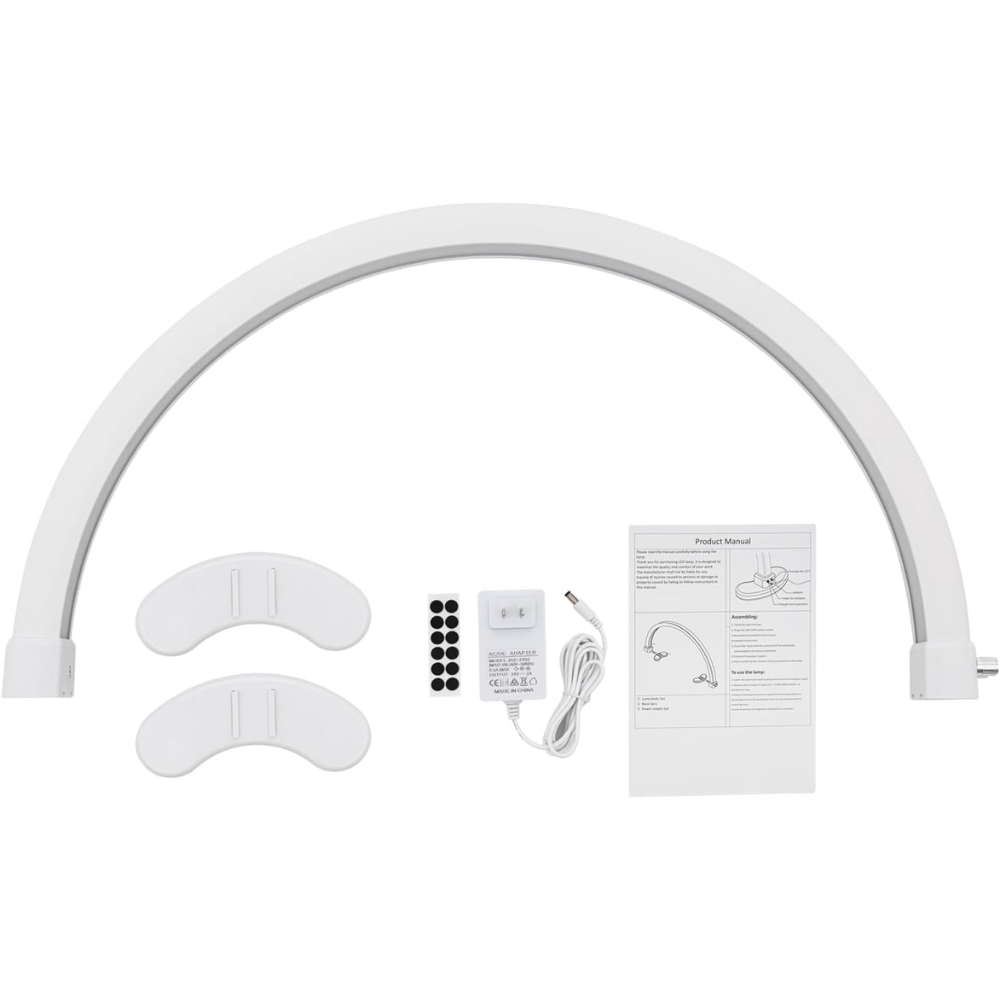 CANDEEIRO DE MESA LED MEIA LUA PARA PROFISSIONAIS DE BELEZA