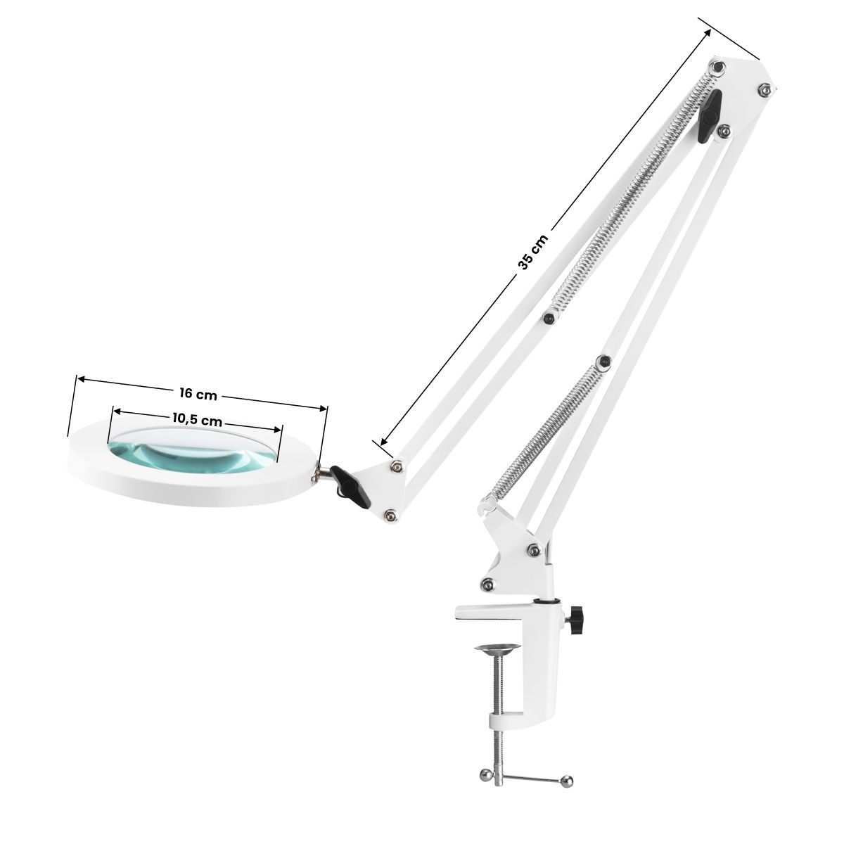 LUPA LED GLOW BRANCA + BANCO COM ENCOSTO BASIC 304-P