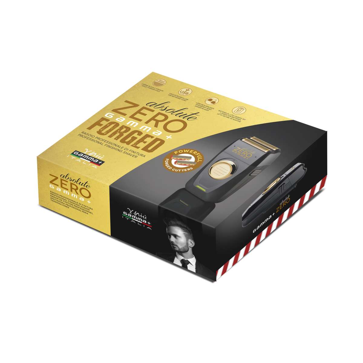 MÁQUINA DE BARBEAR ZERO ASSOLUTO CORDLESS GAMMA PIÙ
