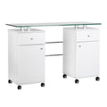 MESA MANICURE VIDRO MT-33