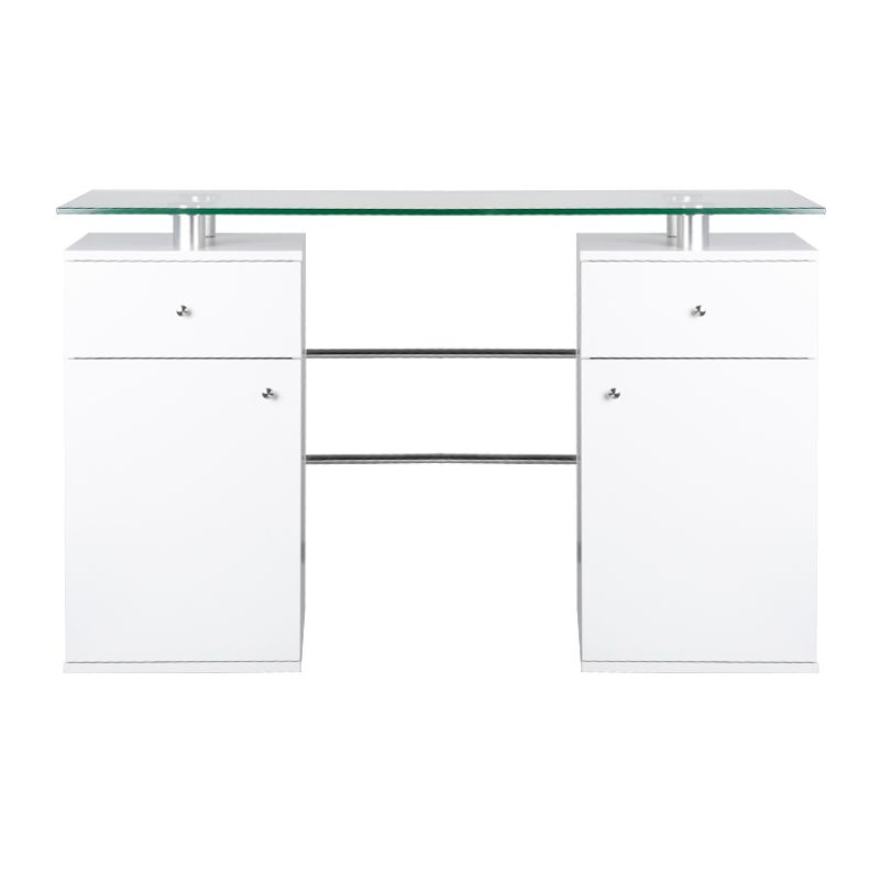 MESA MANICURE VIDRO MT-33
