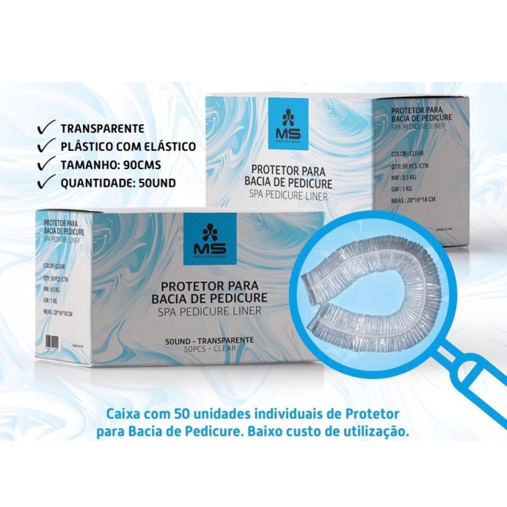 PROTETOR PARA BACIA DE PEDICURE