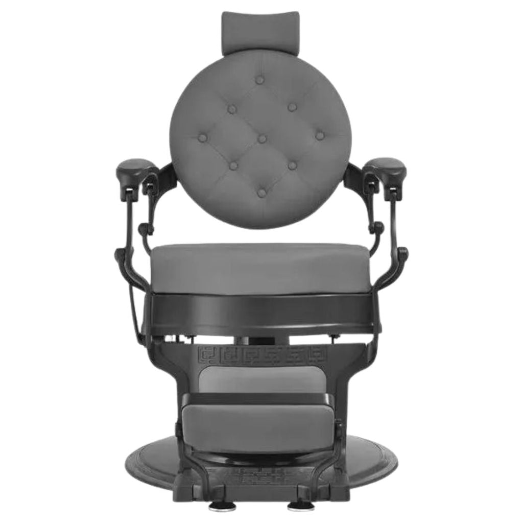 CADEIRA DE BARBEIRO BUZZ BLACK GREY