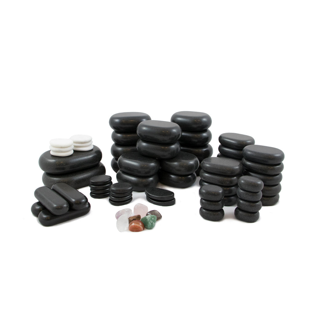 PEDRAS QUENTES P/ MASSAGEM BOX 64 UNDS.