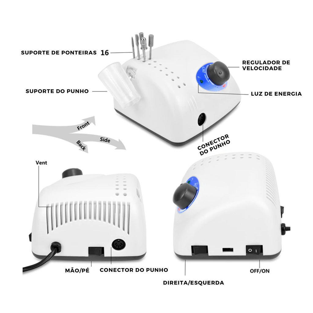 BROCA MICROMOTOR 45.000RPM STRONG 210
