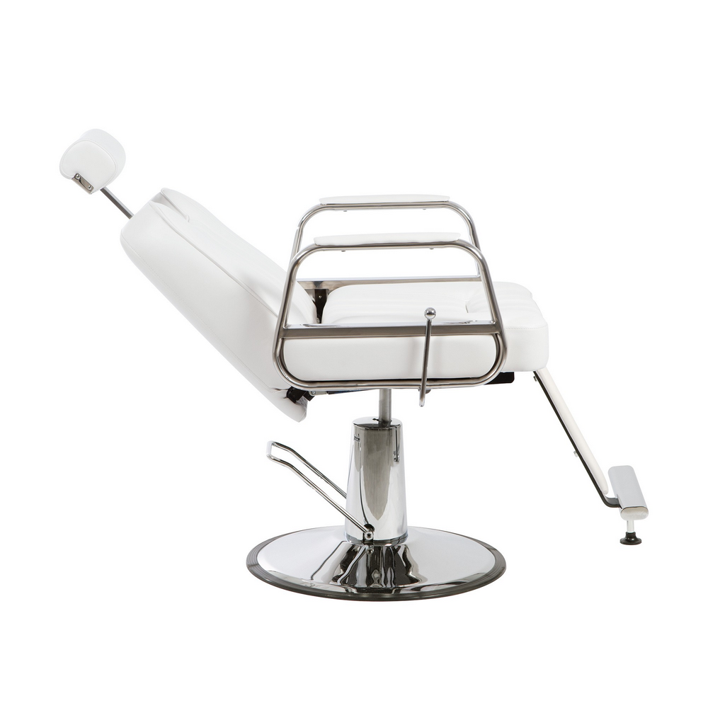 CADEIRA DE BARBEIRO TONSUR - WHITE