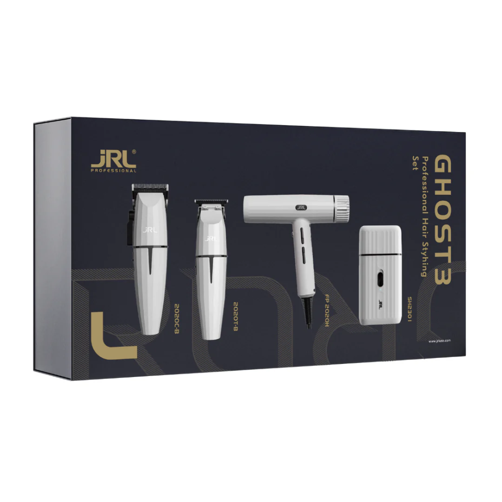 COMBO MÁQUINA DE CORTE, CORTORNO, SHAVER E SECADOR GHOST COLLECTION III JRL