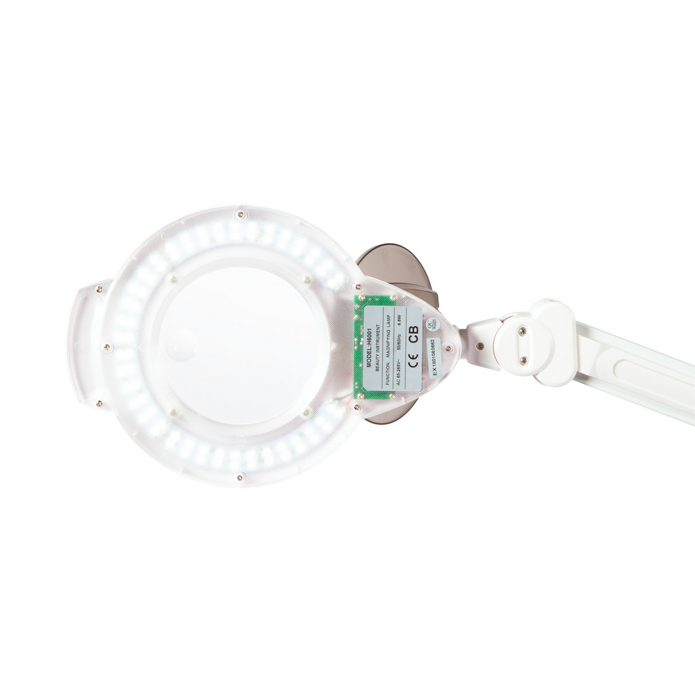 LUPA DE AUMENTO 8 DIOPTRIAS COM LED LUZ FRIA CRUX