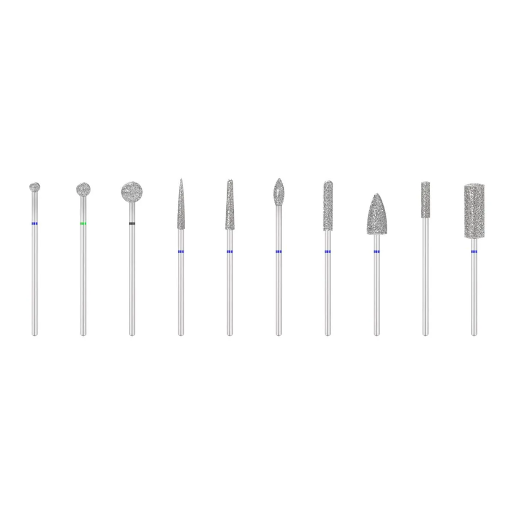 SET 10 CARBIDES DIAMANTADOS PARA MICROMOTORES